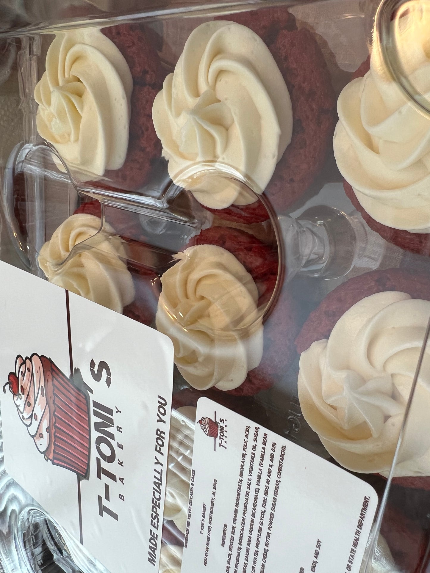 T-Toni's Red Velvet Cupcakes