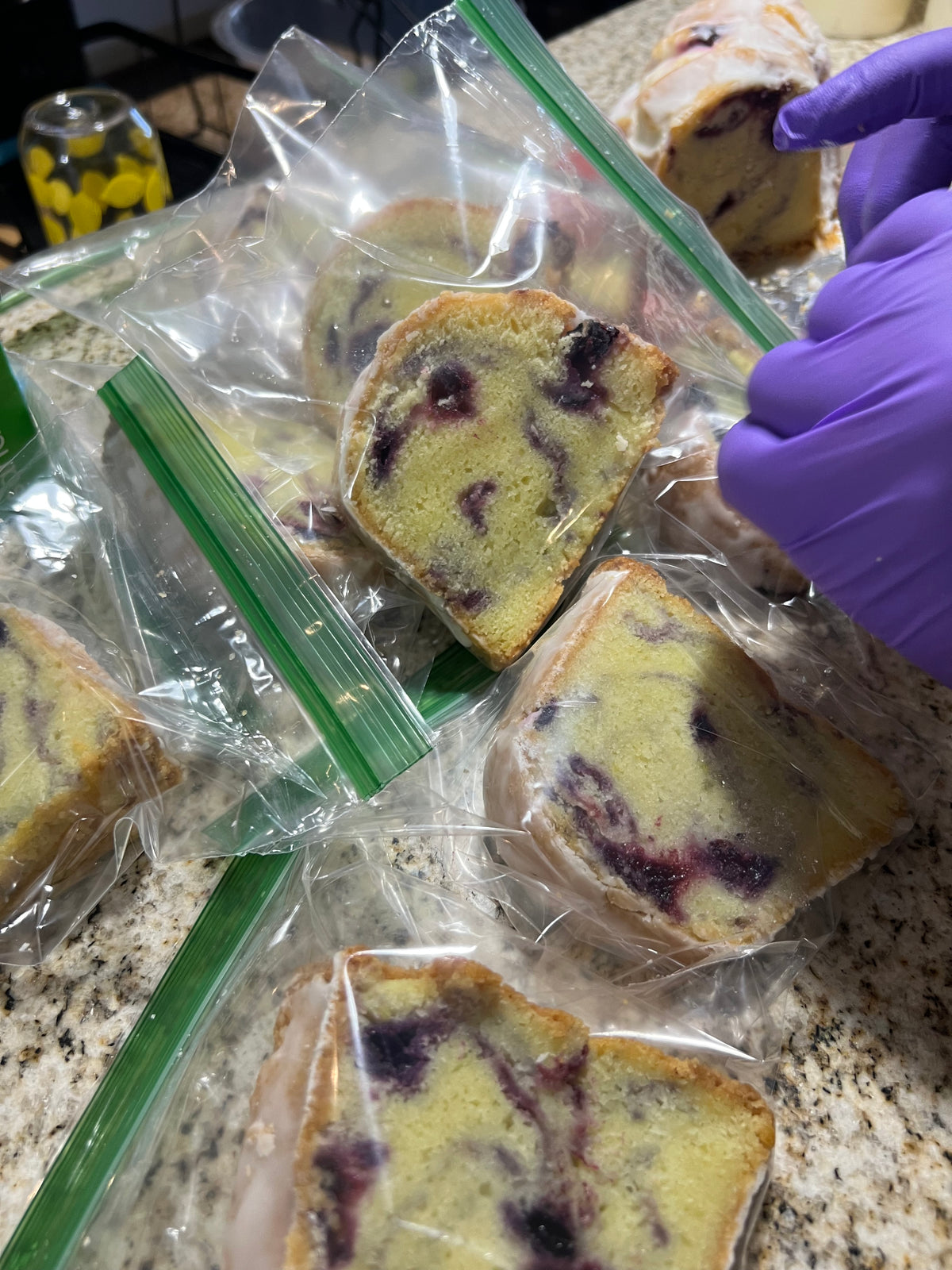 Lemon Blueberry Pound Cake 🫐🍋